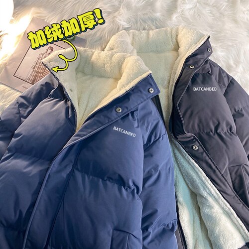 控价128 2022棉衣男新款面包服立领帅气潮流棉袄外套9002-P55图片
