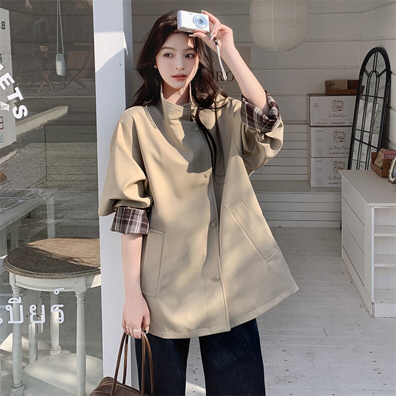 【新款】现货！春款风衣2C127-2502-P150K218,女装风衣,2C127