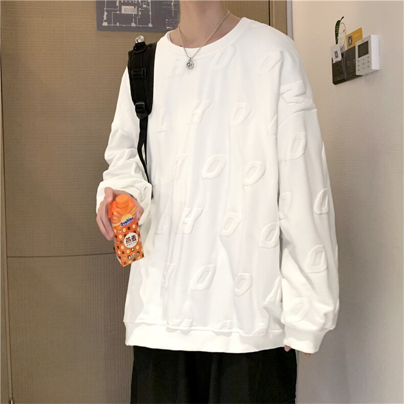 原宿风卫衣男宽松上衣秋季2023新款潮流百搭春秋款insW2057-P30,男装卫衣,星座512-2