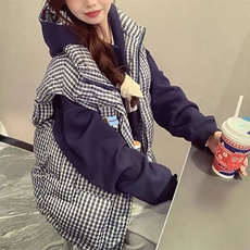 1506-1/MJ11121/P53秋冬2025年新款宽松立领棉服夹棉外套，男装棉衣，星座1506-1