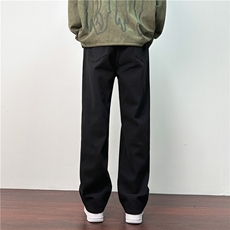k1002-p45-控68M-5XL牛仔黄泥在高阶宽松大码牛仔裤cityboy，男装牛仔裤，星座116