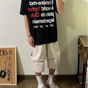 现货！机能风假两条机能六七分裤设计感小众休闲短裤RE150-P55图片