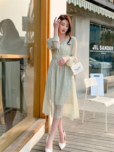 现货：碎花连衣裙,女装连衣裙,蕾曼拉