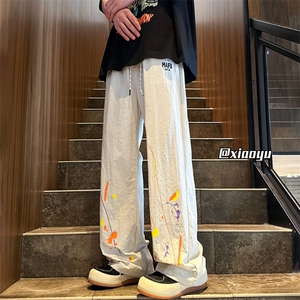 XZ616 夏季新款百搭泼墨速干裤休闲长裤TY2498 M-5XL 特P30控58图片