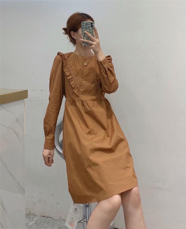 秋季新款连衣裙，女装连衣裙，依洛菲