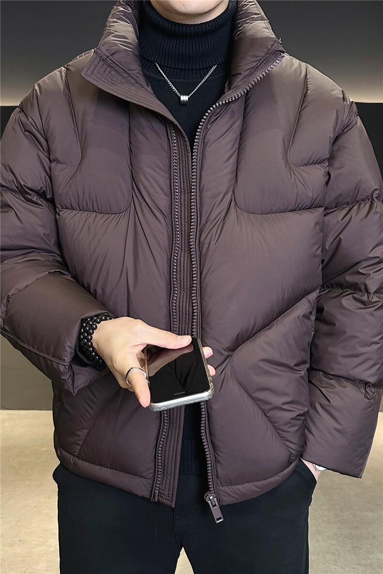 新标90绒云朵泡芙穿刺羽绒服男冬季2025新款A313-55803-P355,男装羽绒服,电商A313