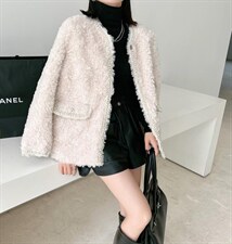 三七毛小香风外套，其它，有声有色