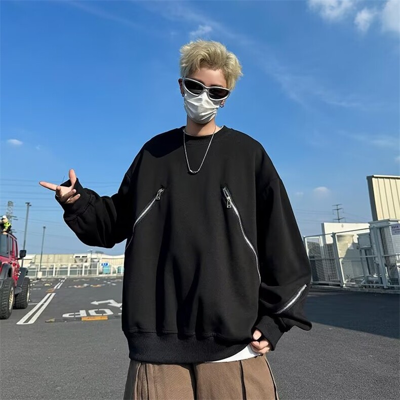 E11P45秋冬新款男女生同款卫衣时尚休闲外套套头衫,男装卫衣,星座512-6