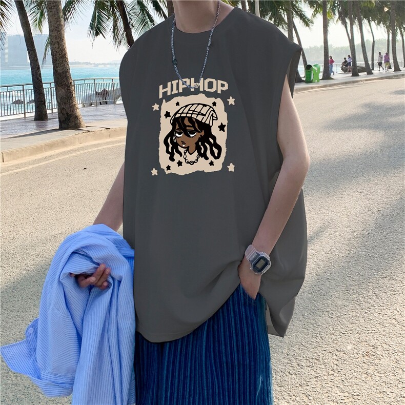 量大图低自动【有货】纯棉背心HD019-1-BX25110-P20，男装背心/马甲，电商019-1