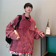 潮复古高街水洗做旧牛仔外套男款J3327P78，男装夹克，星座1116-2