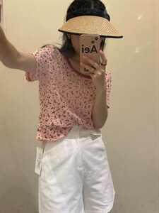 新款碎花小衫～巨跑量图片
