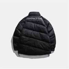 ZM032-P200 羽绒服斜纹特色斜踩线加厚保暖300克绒羽绒服男图片