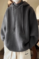 8XL-M特大码毛衫高质量连帽套头宽松毛衣情侣针织衫外套MY1210P75，男装针织衫/毛衣，电商D206-1
