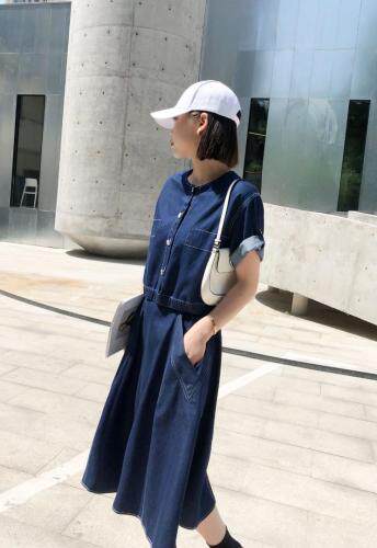 超薄牛仔套装，女装职业装，非次元