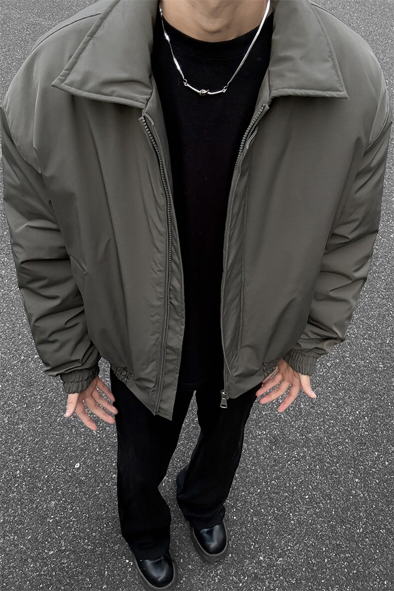 冬季新款2024飞行员夹克加厚棉衣美式短款翻领棉服外套S375-特P88,男装夹克,电商A233-1