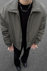 冬季新款2024飞行员夹克加厚棉衣美式短款翻领棉服外套S375-特P88，男装夹克，电商A233-1