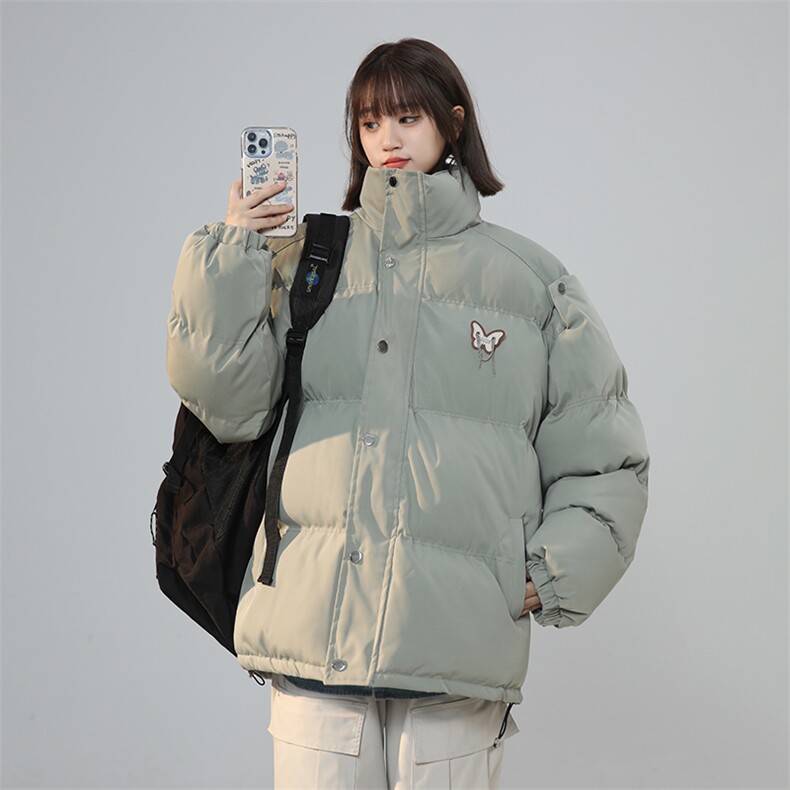风潮牌小个子立领蝴蝶面包服棉衣冬季XZ225-3-MF01-P120控145,男装棉衣,星座225-3