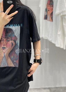 夏季新款 大版图案短袖图片