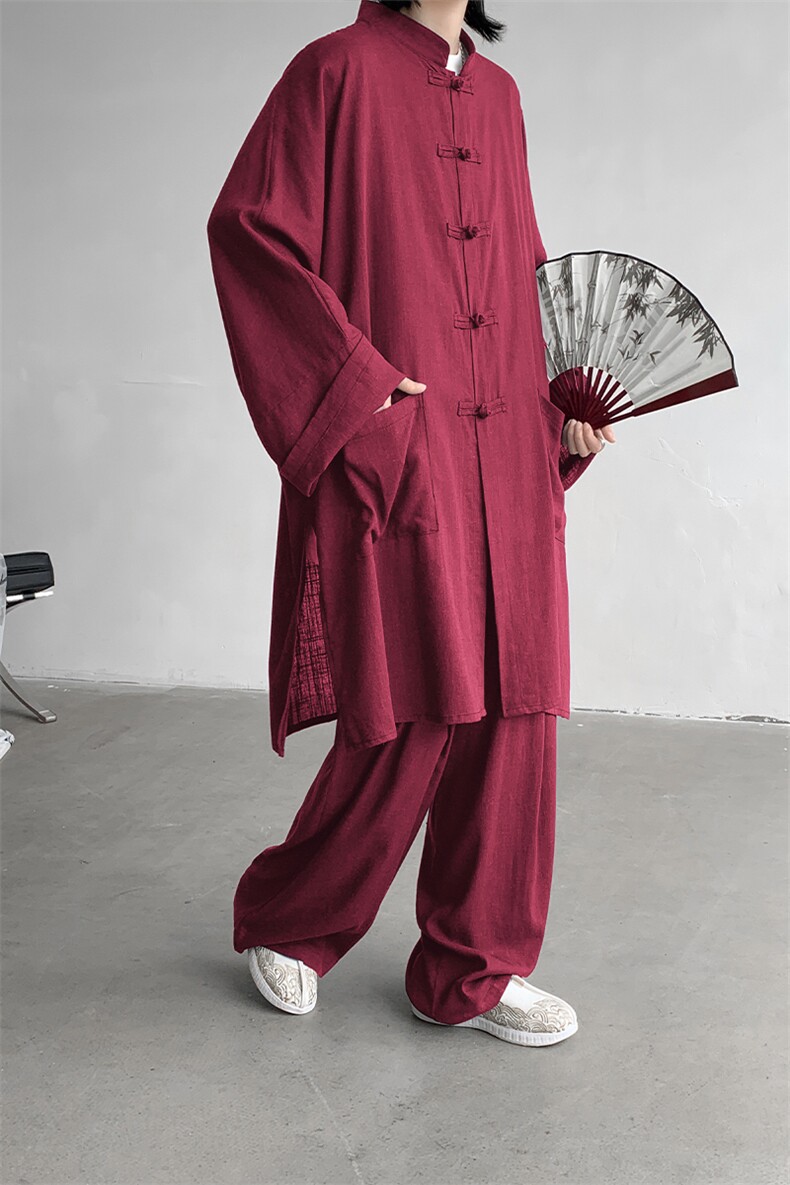 新中式加长款长袖长裤防晒TZ749-特批85上衣特批50裤子特批35,男装休闲套装,电商A059