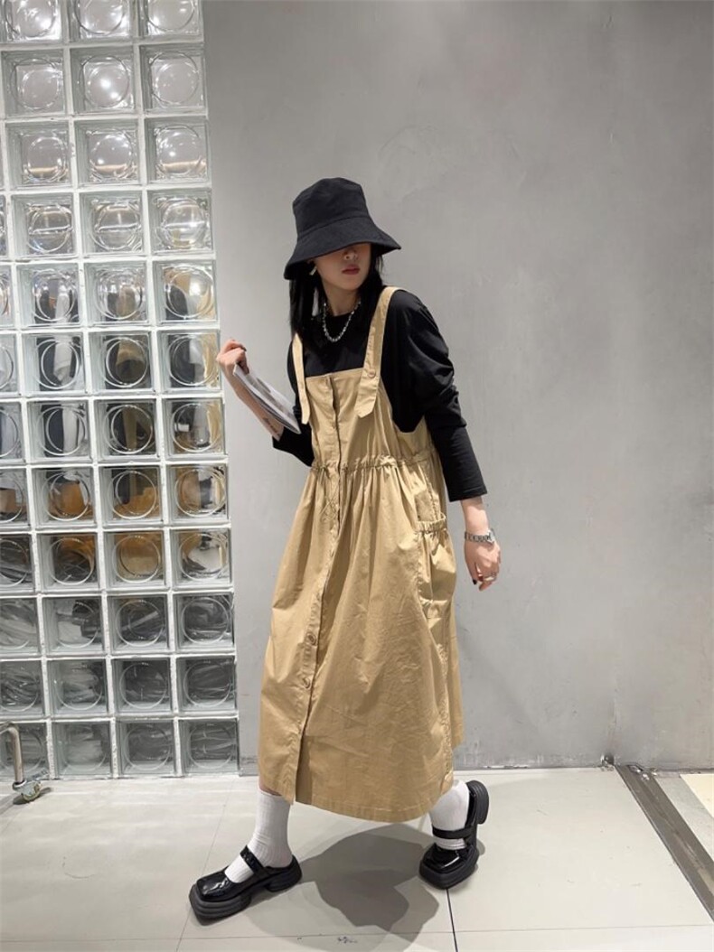 背带裙百搭简约打底，其它，APM(5F)