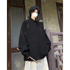 【同款短袖D130已出】CS7110-P58控78大码中式质长袖衬衫，男装T恤，电商D232