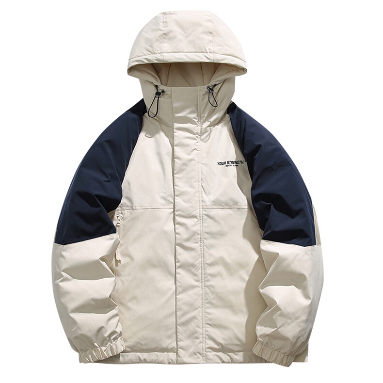 新款冬季棉衣潮牌撞色羽绒棉服情侣加厚棉袄外套A436-5972-P130,男装棉衣,电商A436