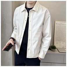 网络图现货高端针织拼接假两件工装夹克外套RA217-P70，男装夹克，星座1005-4
