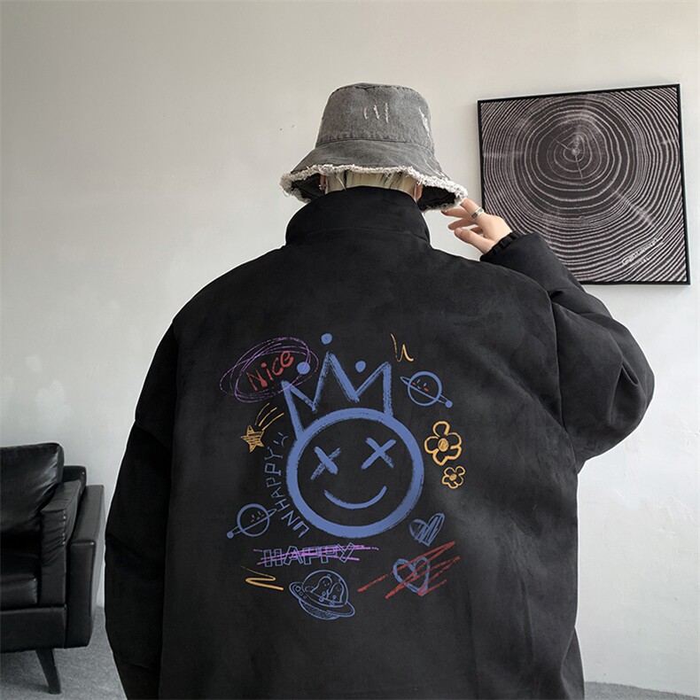 麂皮绒棉衣男大码立领棉袄子男羽绒棉服JM87180-P110,男装棉衣,电商A040