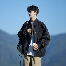 JK8872-P75L-9XL2025秋冬新款翻领夹克外套控128，男装夹克，星座109