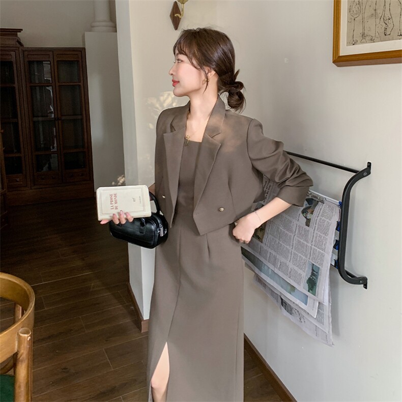 新款25春季西装套装裙631-P165-K238,女装套装/套裙,2C108