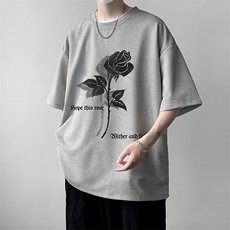 华夫格t恤男短袖男大码五分袖大皂风HT73279-P22，男装T恤，电商A040