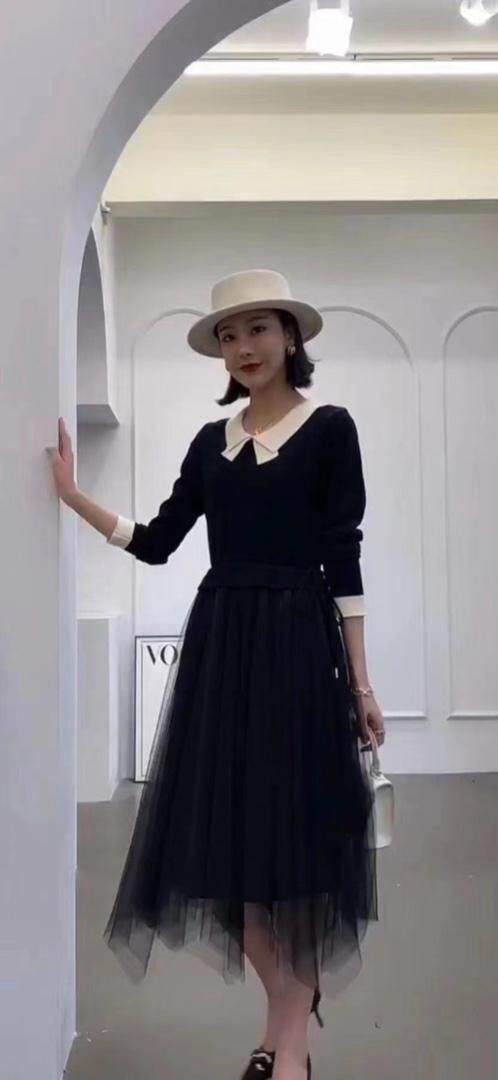 秋装连衣裙，女装连衣裙，雨恋依香