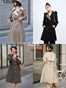 秋季爆品风衣,女装风衣,YO\VLF雅洛菲