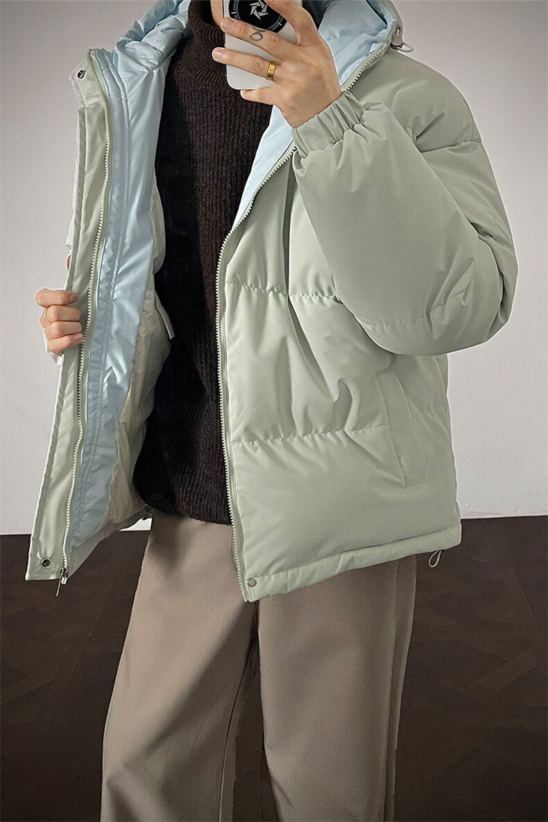 支持二开冬装加棉加厚连帽棉服男女大码棉衣外套面包服M811-P70,男装棉衣,电商A441