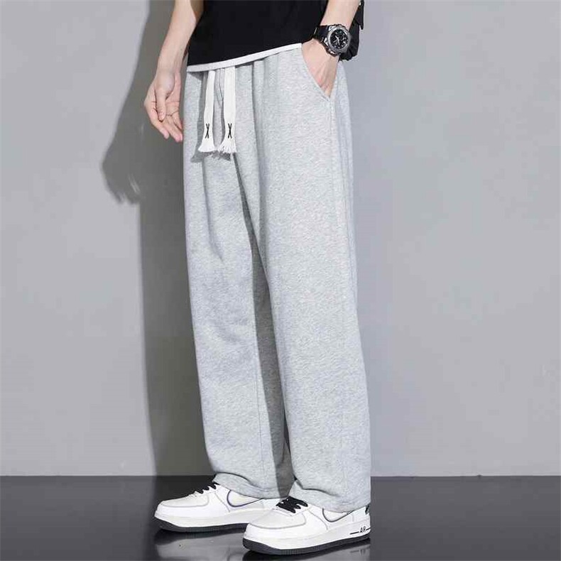 2025春季新款特价现货男士纯色休闲直筒运动长裤大码YK103-P13，女装休闲裤，星座1816-2（原1210–2）