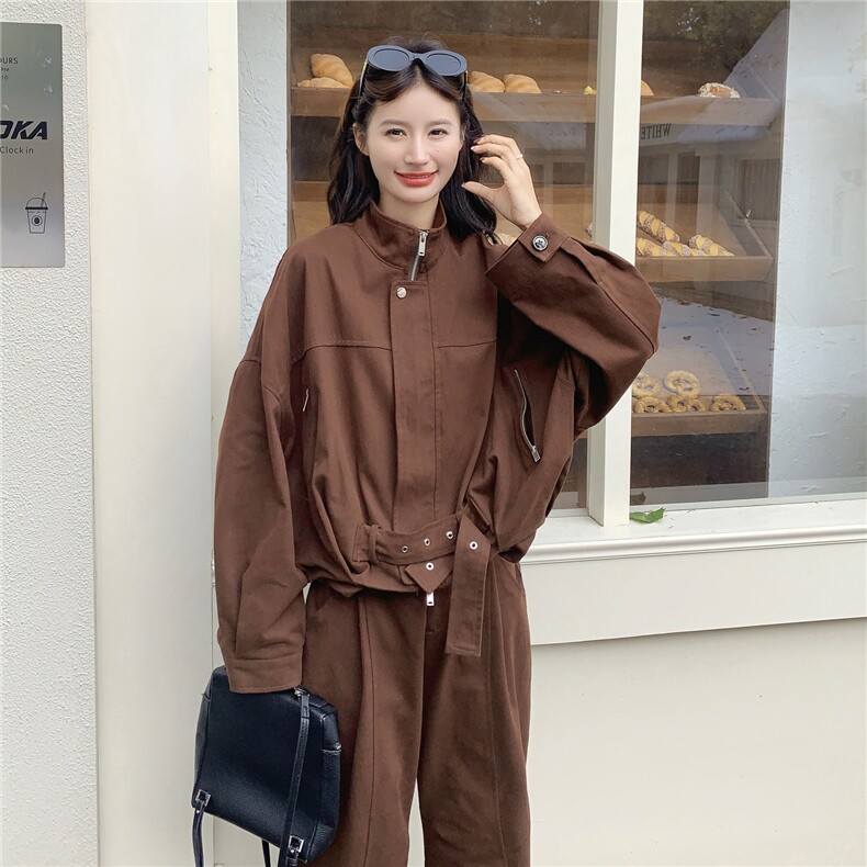 新品时尚休闲设计感满满酷飒风套装2C12-G172-P225-K328,女装套装/套裙,2C212