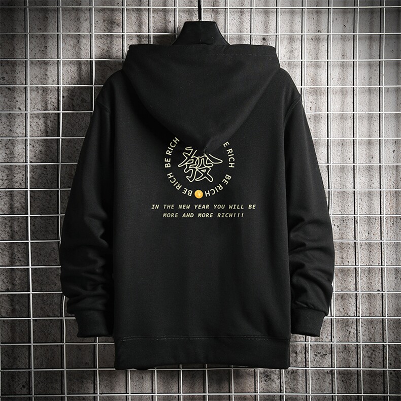 KS21163-P38加绒款-P43连帽开衫卫衣男运动外套大码班服网格,男装卫衣,电商A040A