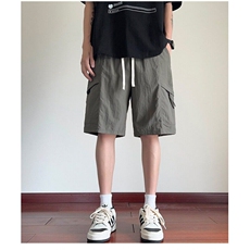 W9753-P33网图现货夏季新款男士冰丝短裤工装速干五分裤，男装牛仔裤，星座1608-2