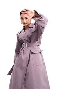 现货秋装新款风衣,女装风衣,艾涵o