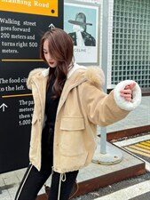 韩版休闲派克服，其它，菲特佳人