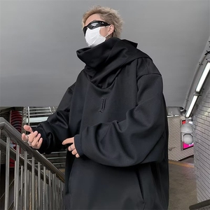 堆堆领卫衣男潮ins港风潮流加绒款 W8699 P58图片