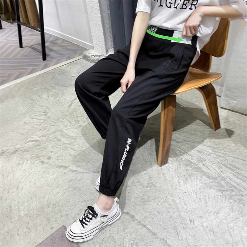 【现货】2021春秋装新款韩版休闲裤166-KZ03P65控价118紫色,女装休闲裤,茜茜公主
