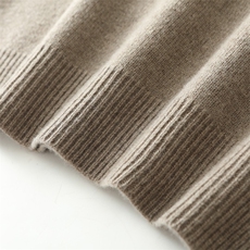 2025年秋季新款百搭半高拉链七针加厚撞色半开拉链，男装羊毛衫，江杉羊绒