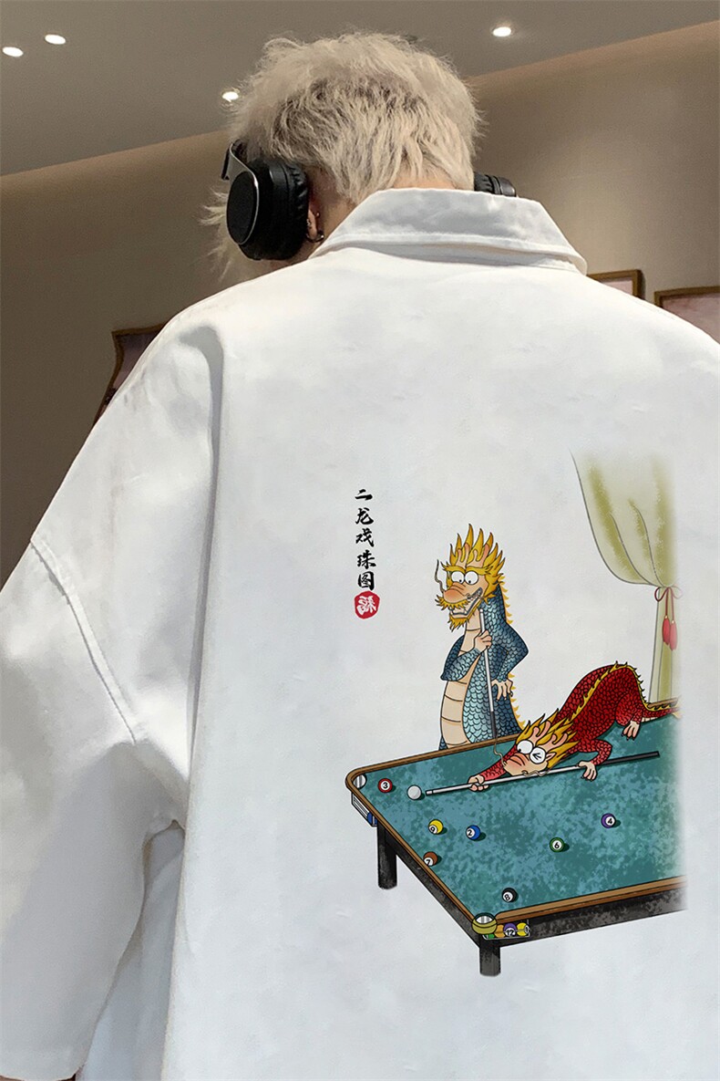 量大优供视频冰丝短袖衬衫男DXC522-特p25,男装衬衫,电商B371