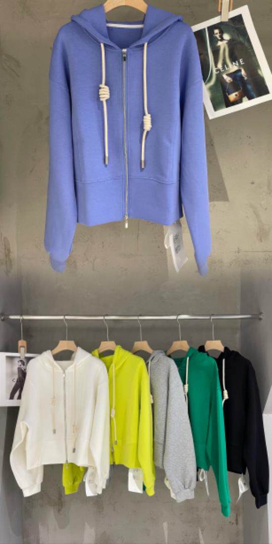 现货：春季新款连帽卫衣外套，女装卫衣/绒衫，FU