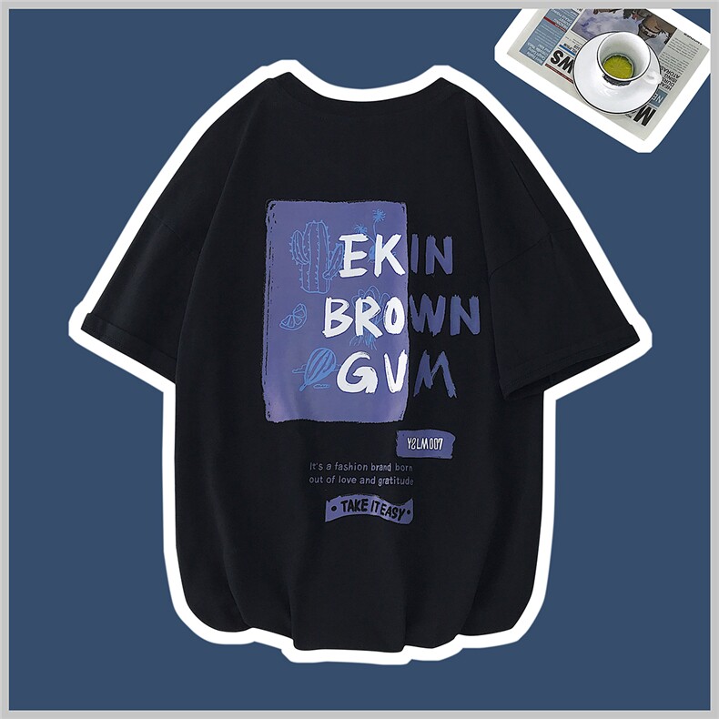 1图案已注册日系休闲情侣大码M-5XL短袖T恤男挂拍7006特P18控39，男装T恤，星座226-2