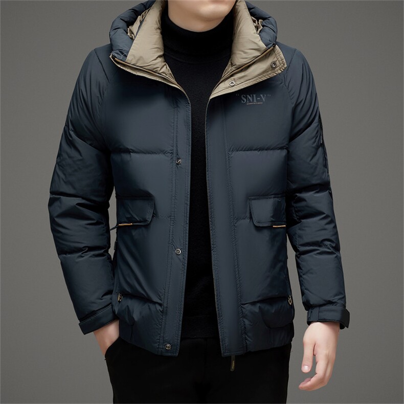 BZS8233钱塘2020-2时尚休闲简约百搭冬季厚款中年男士羽绒服P260,男装羽绒服,钱塘207-2