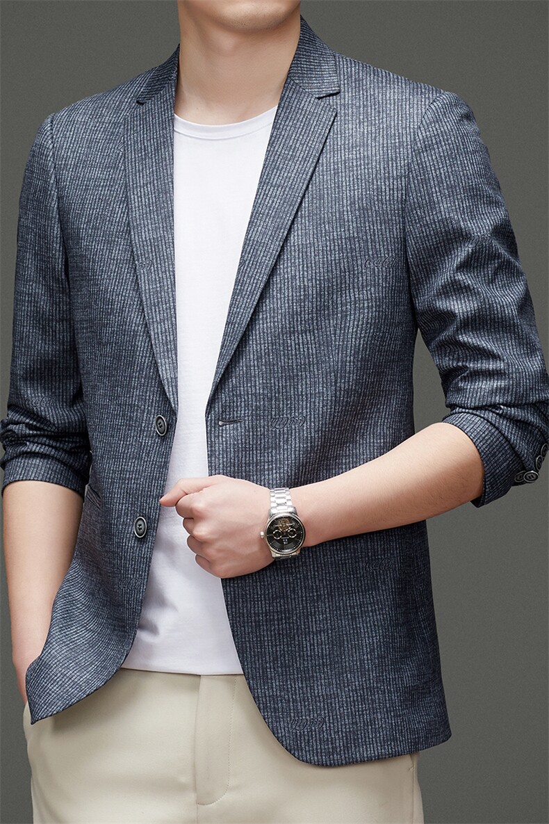 DJ2230钱塘2020-3中年男士商务休闲简约秋冬季百搭西服P147,男装西服,钱塘207-3