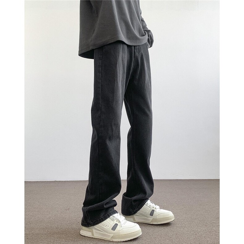 美式高街牛仔裤男黑色百搭休闲裤G1320/P4568,男装牛仔裤,电商D202
