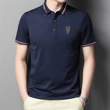 polo衫男夏季新品t恤男短袖翻领保罗衫商务男装潮流半袖体恤，男装T恤，电商B212（原钱塘6029）